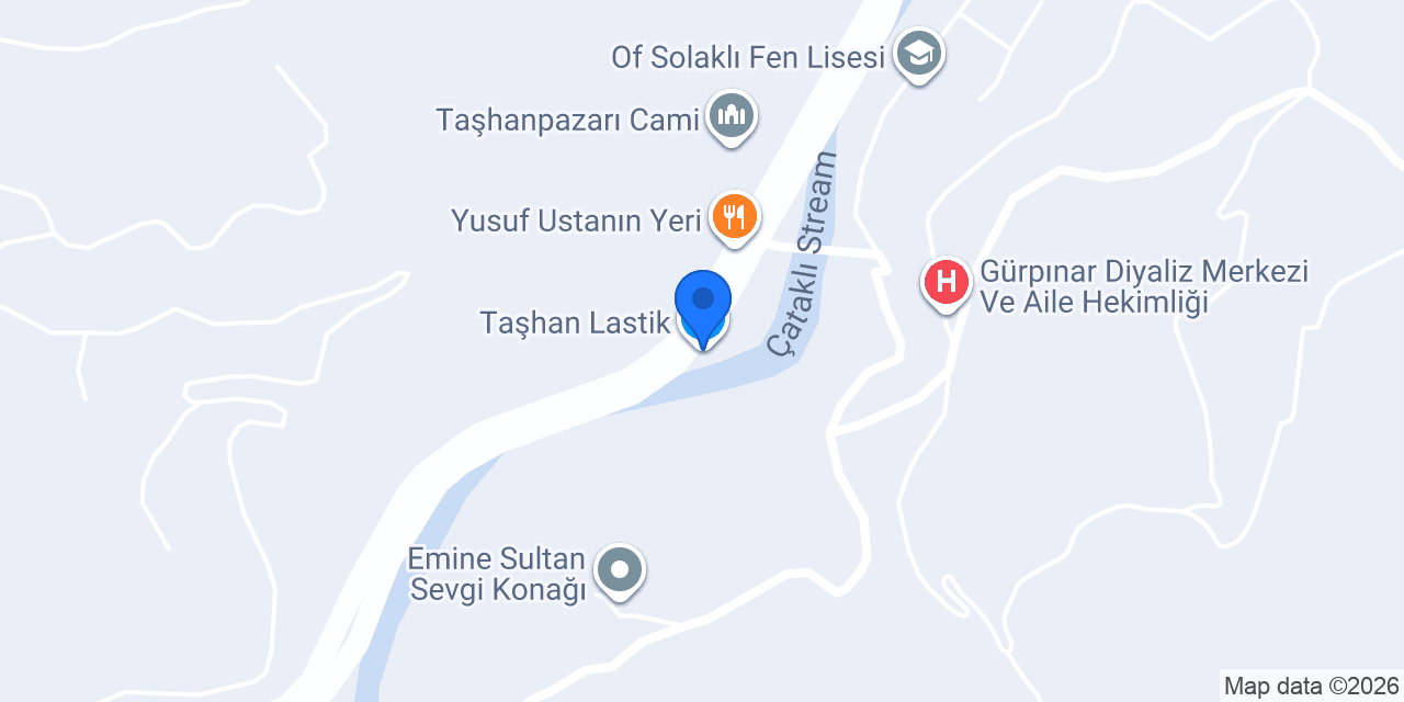 Taşhan Lastik konumu