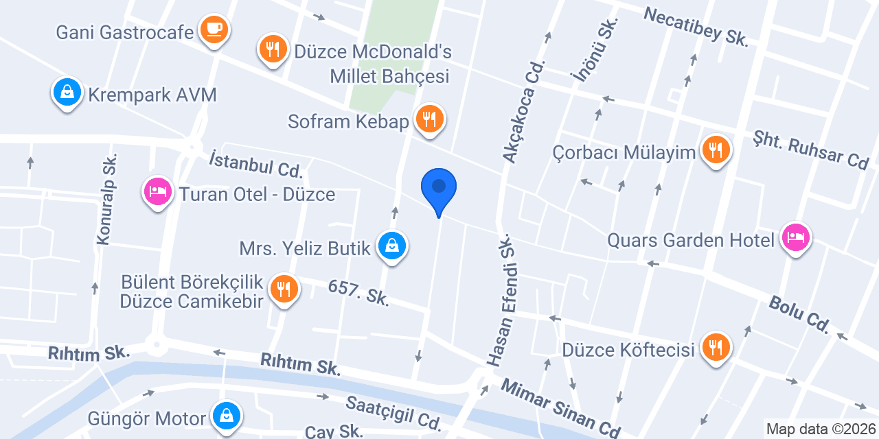 Sefa Mobilya konumu
