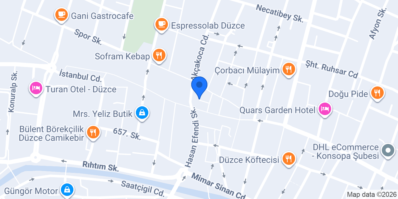 Kuaför Pelin Özel konumu