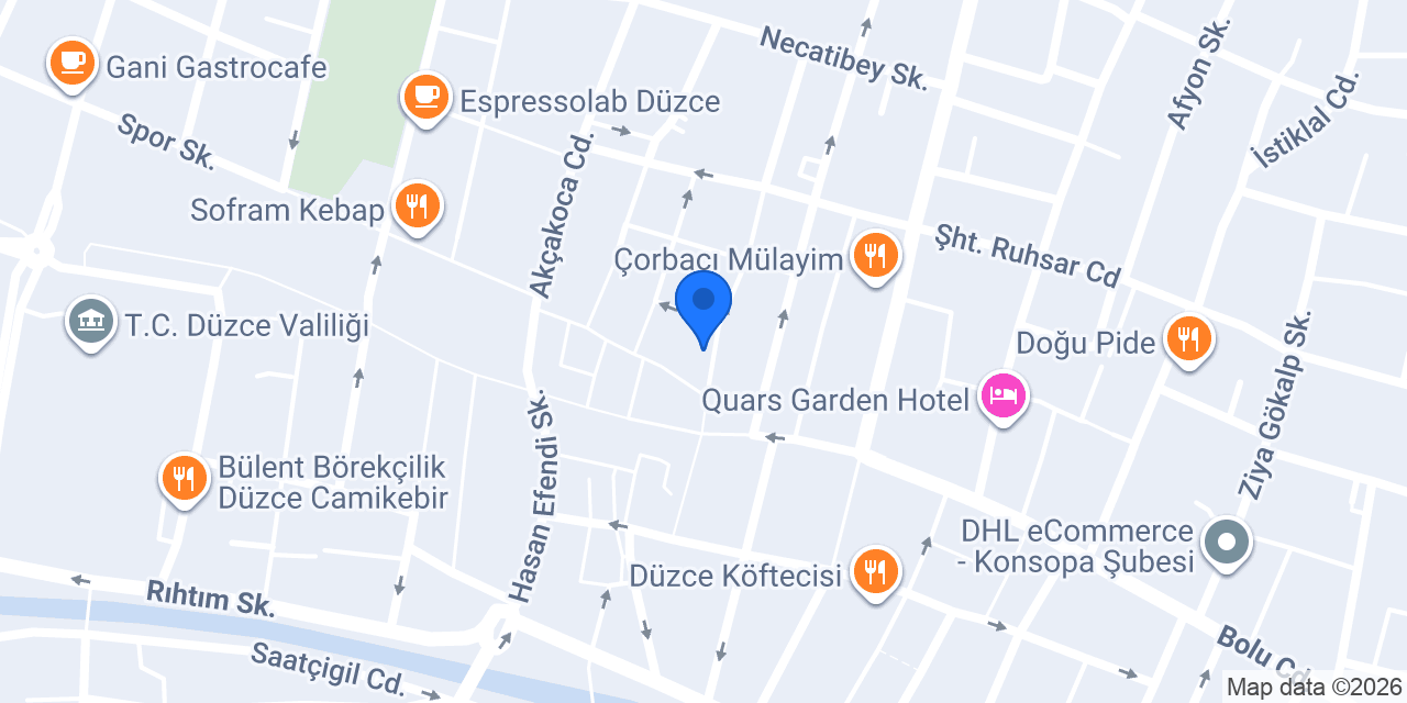 Cep Store Düzce konumu