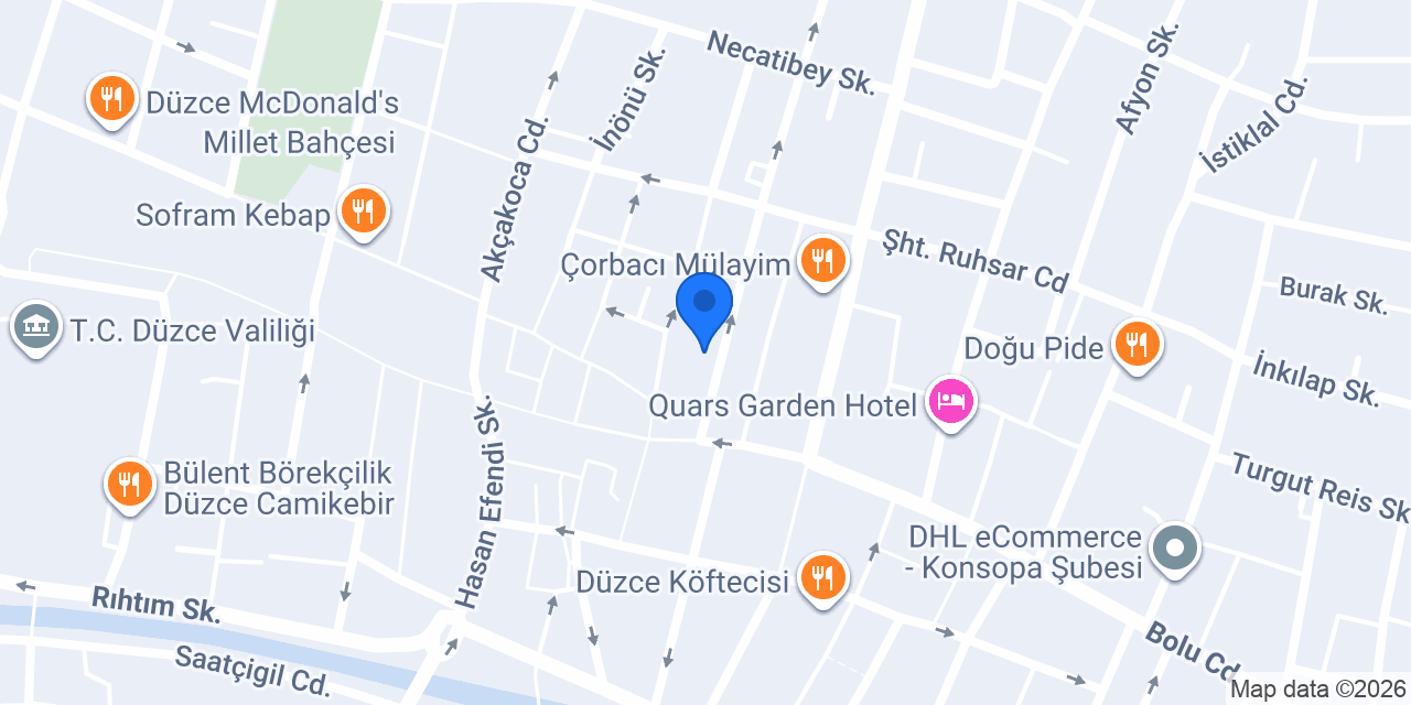 Diyetisyen Dilruba Bayındır konumu