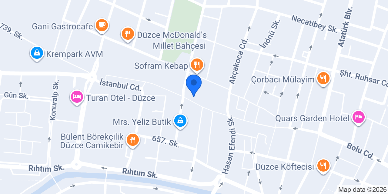 Soylu AVM Düzce konumu