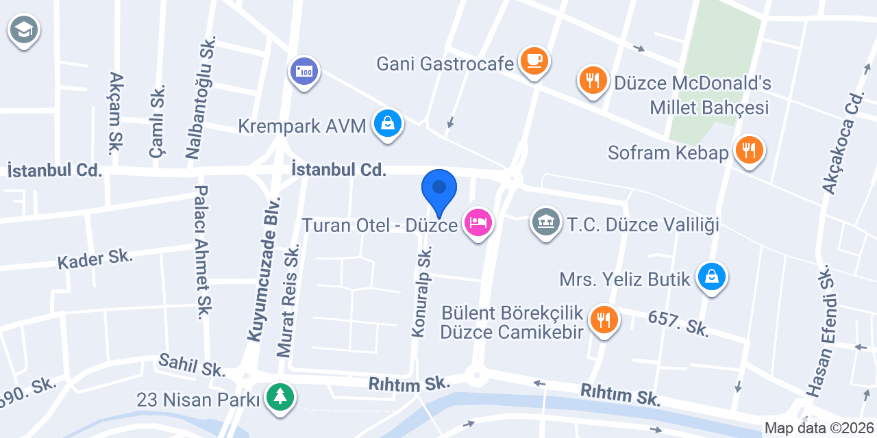 Beyza Sarı Aksesuar konumu