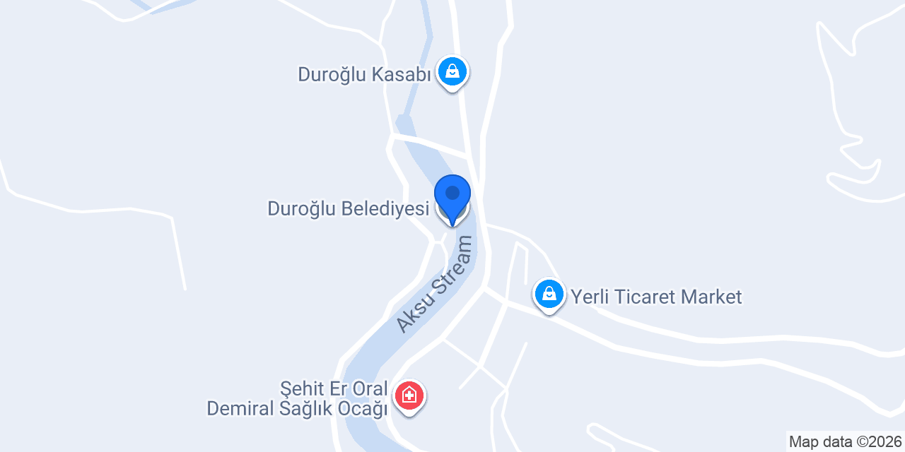 Duroğlu Belediyesi konumu