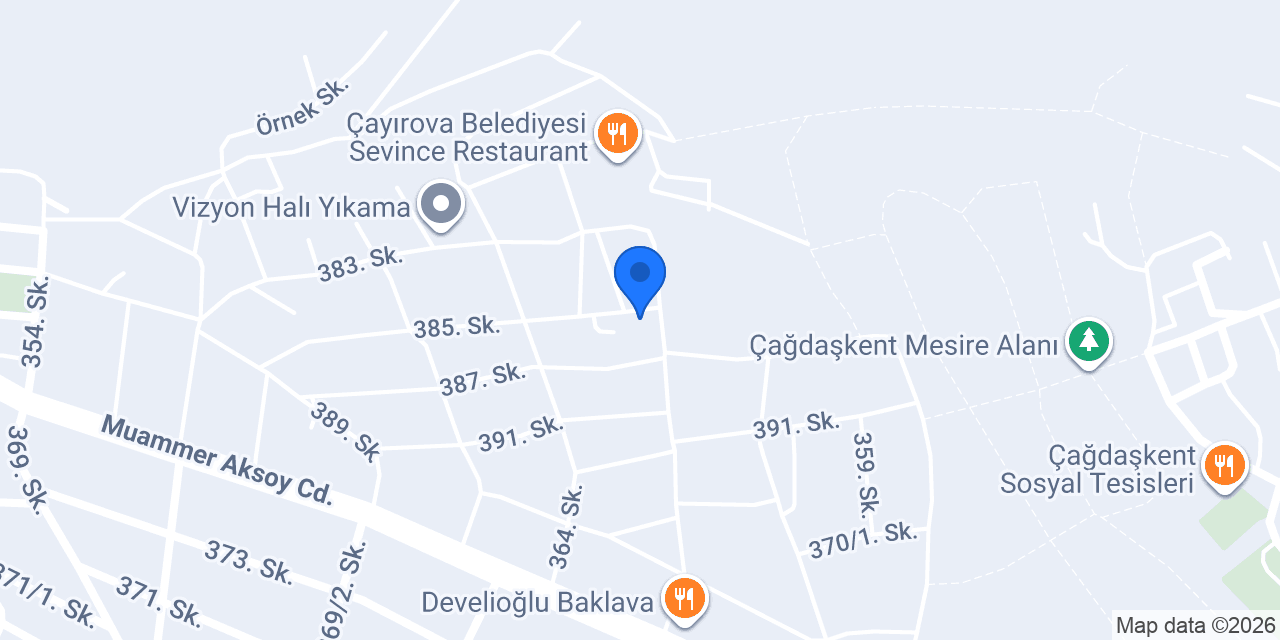 ÇAYIR İNŞAAT konumu