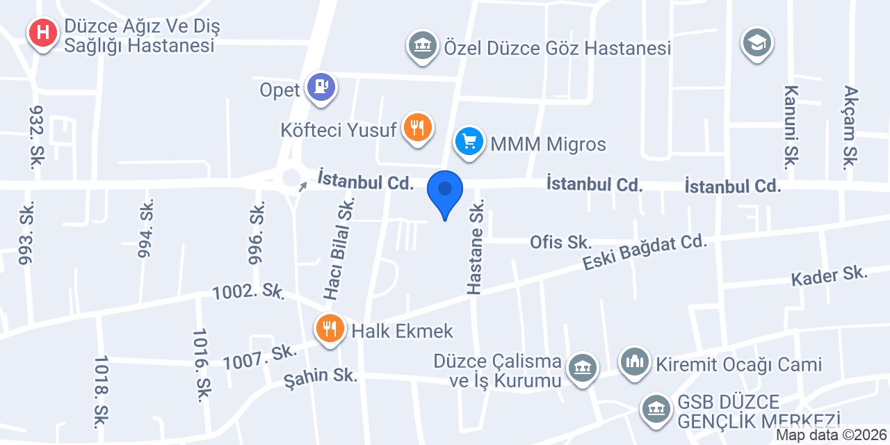 Cedidiye Şehit Osman Çatana Polis Merkezi konumu