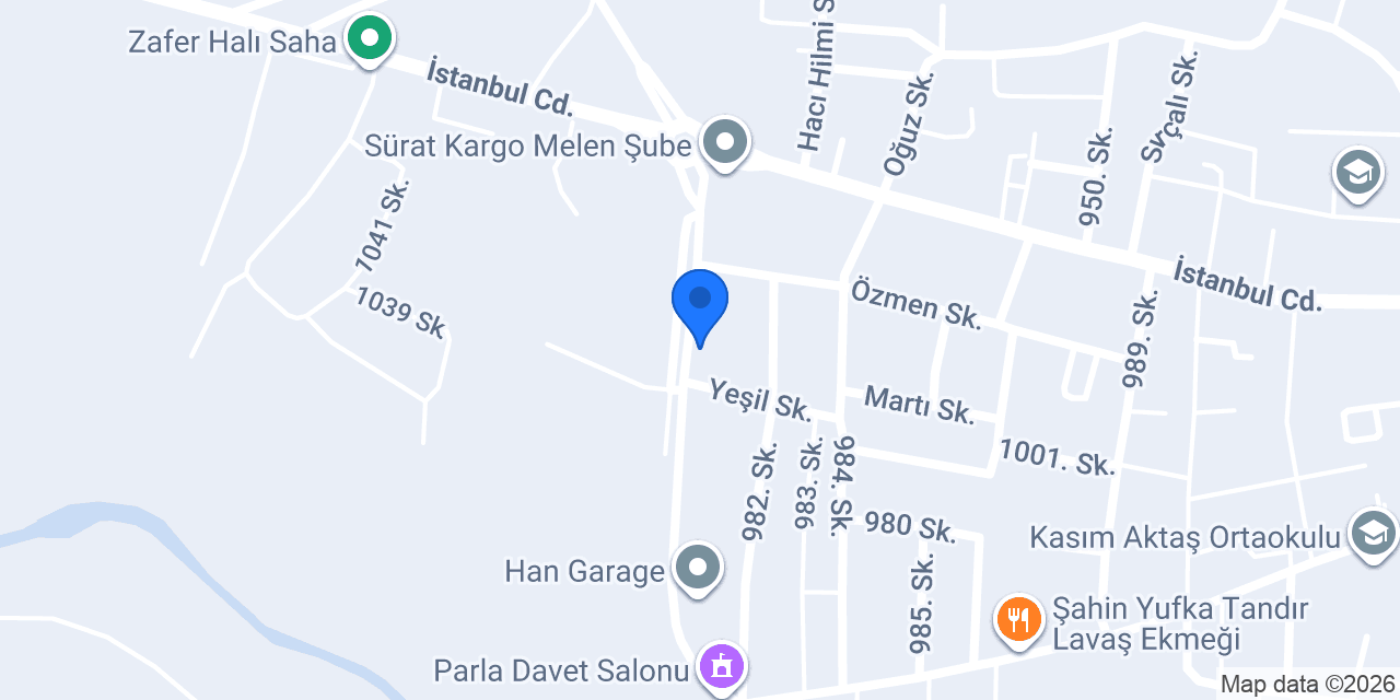 KUZEN ÇÖLLÜLER HAFRİYAT AGREGA konumu