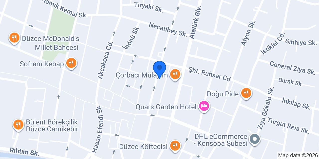 E & N Butik konumu