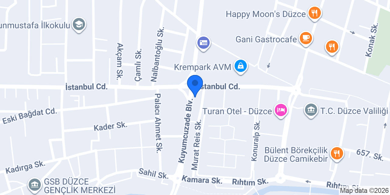 Bulut oto lastik düzce konumu