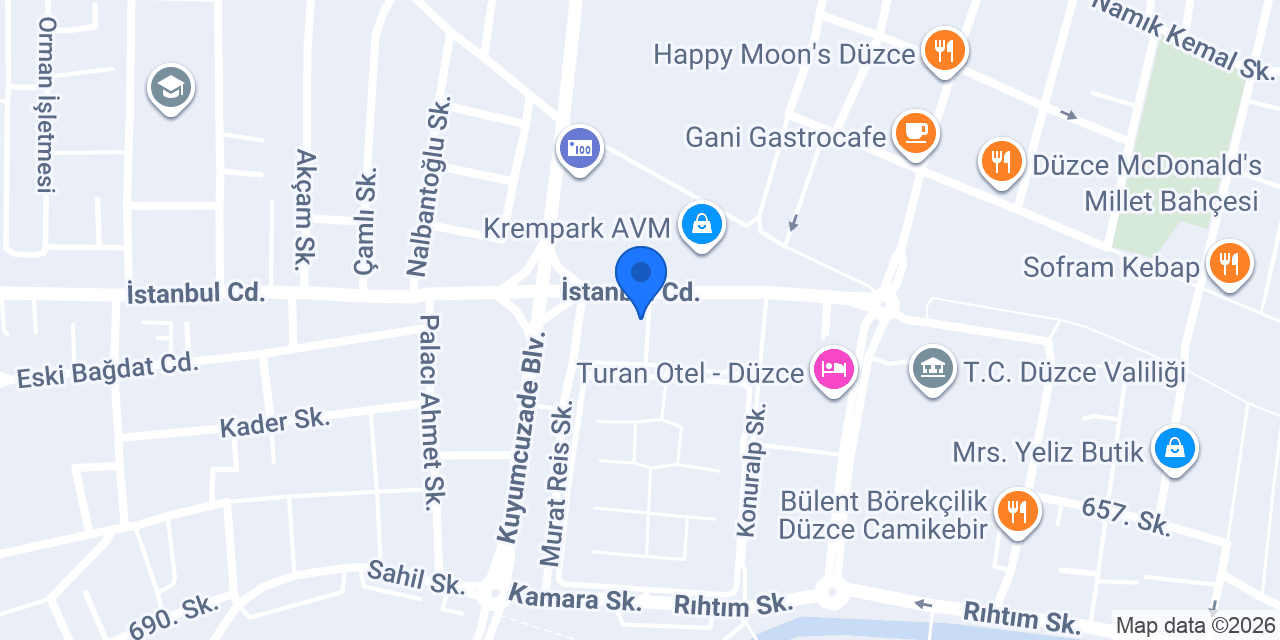 Gözde Erkek Kuaförü konumu
