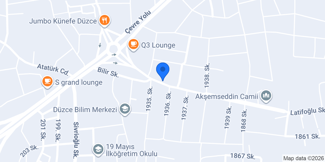 Çağatay Veteriner Kliniği konumu