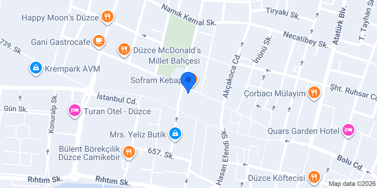 Yılmaz İnşaat konumu