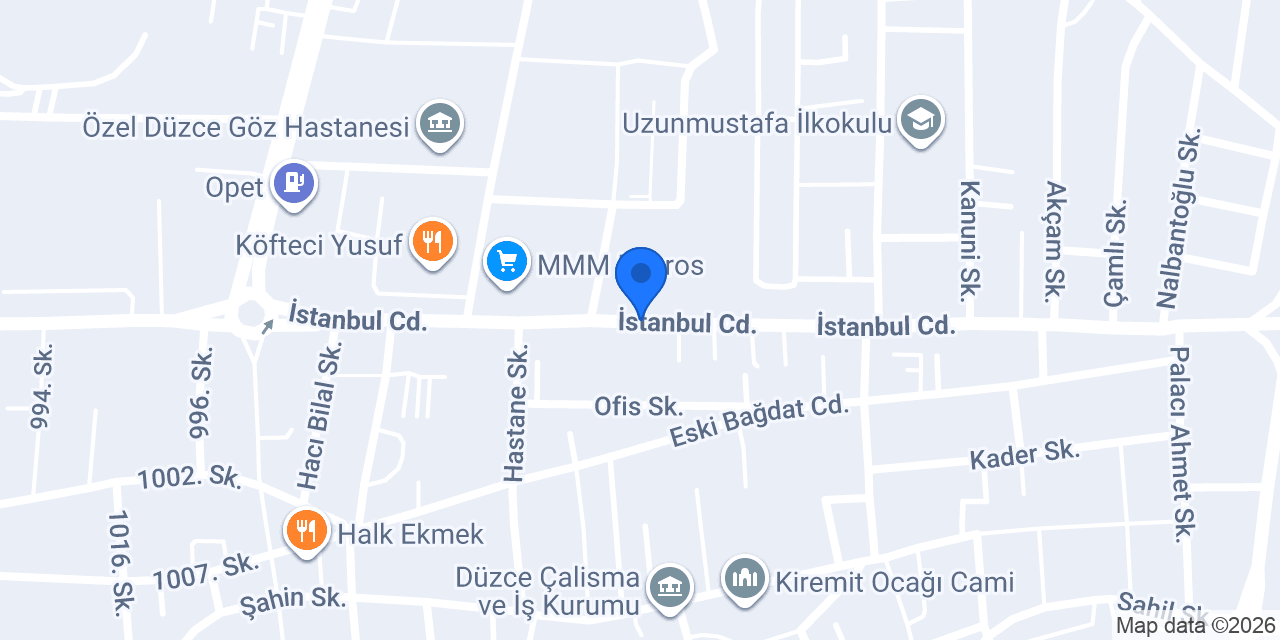 Kusursuz Kafe konumu