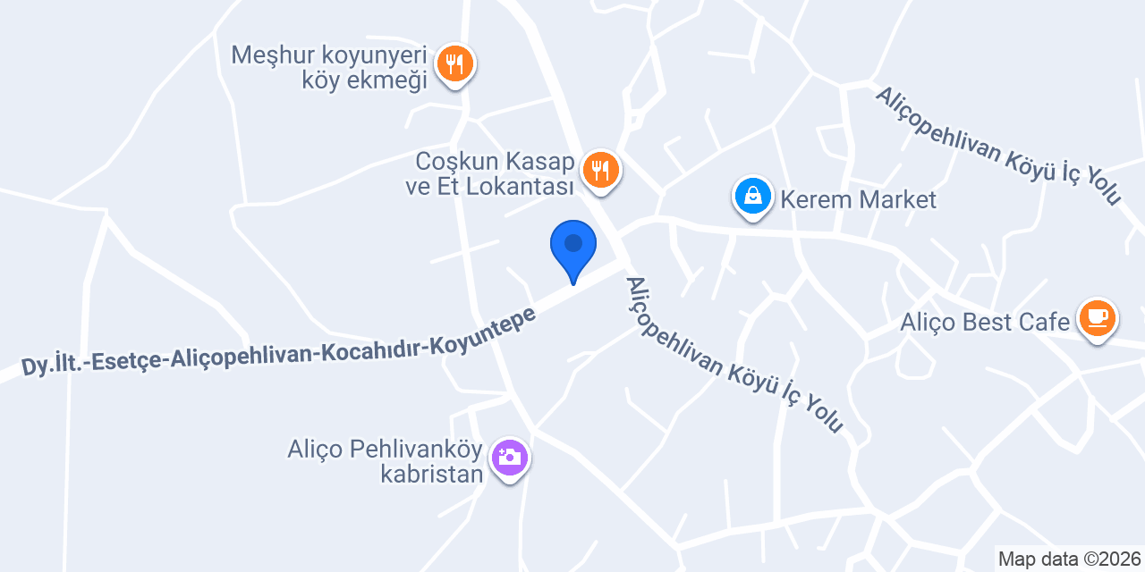 Coşkun Ticaret Soner Coşkun konumu