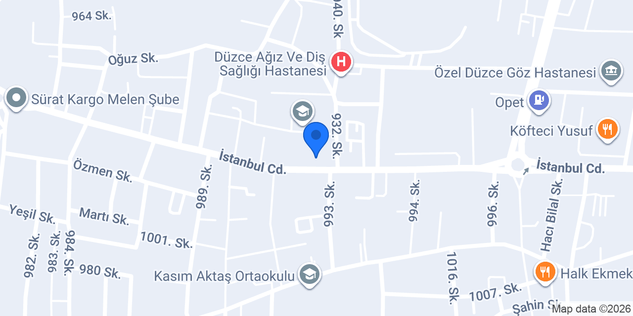 Koza Uluslararasi Çicekçilik konumu