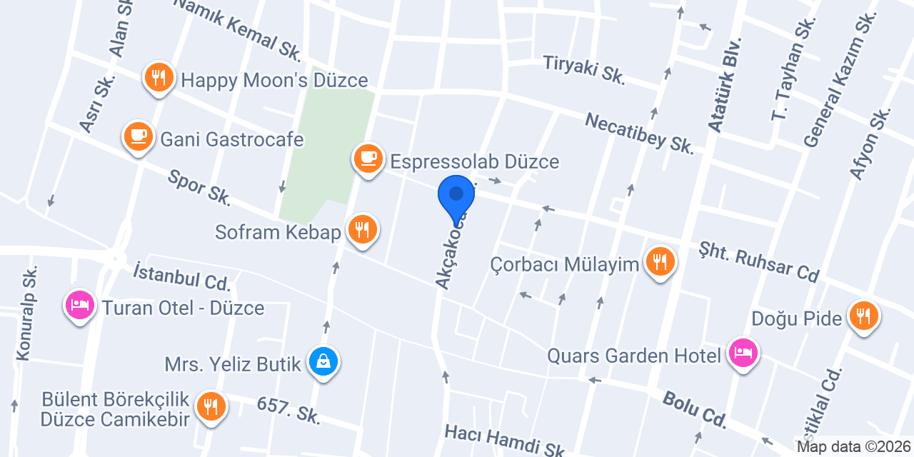 eren garage düzce konumu