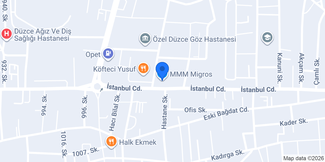 MMM Migros konumu