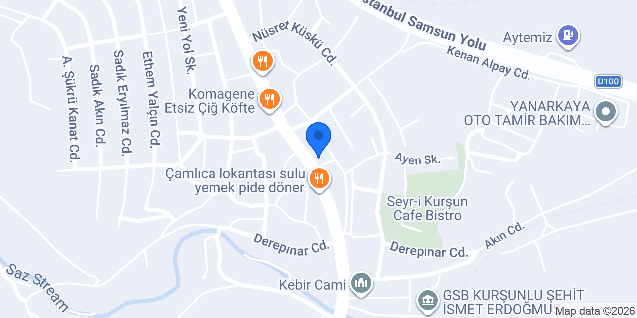 Cadde Döner konumu