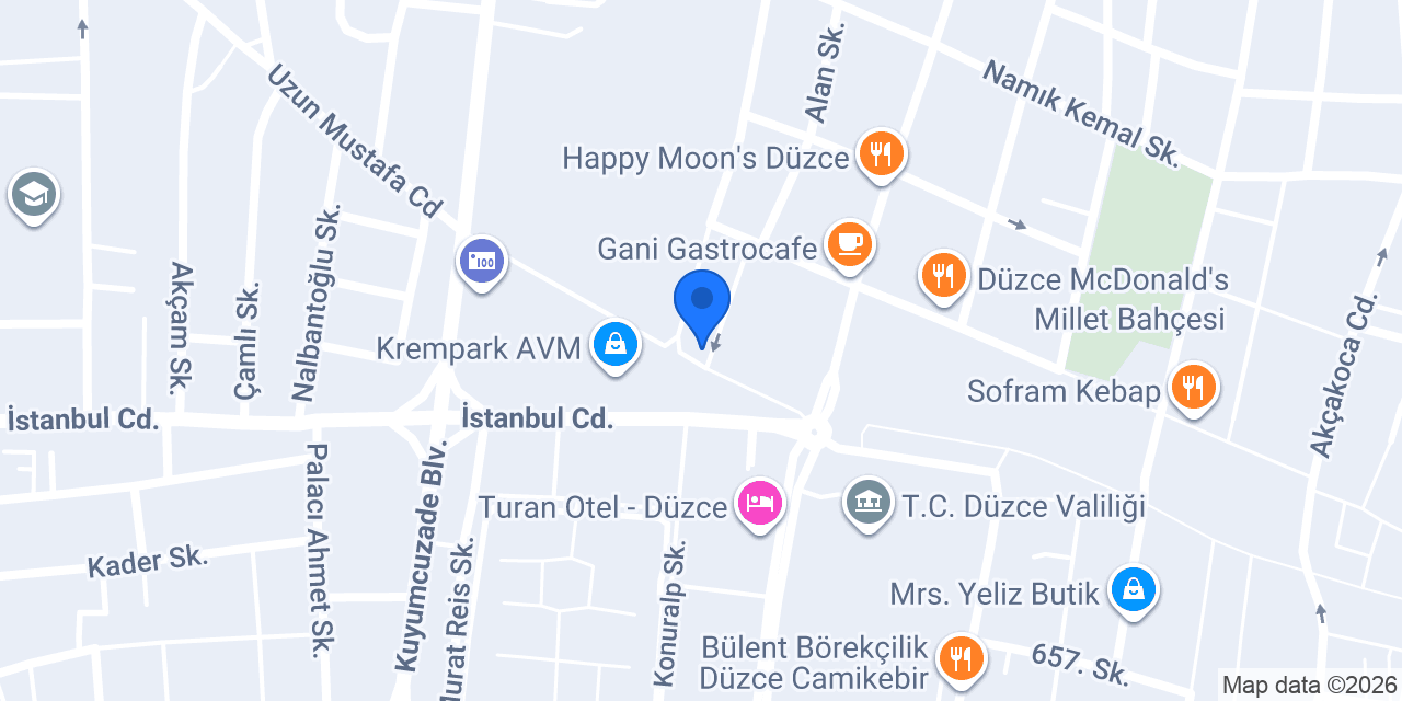 DEMİRCAN HUKUK BÜROSU konumu