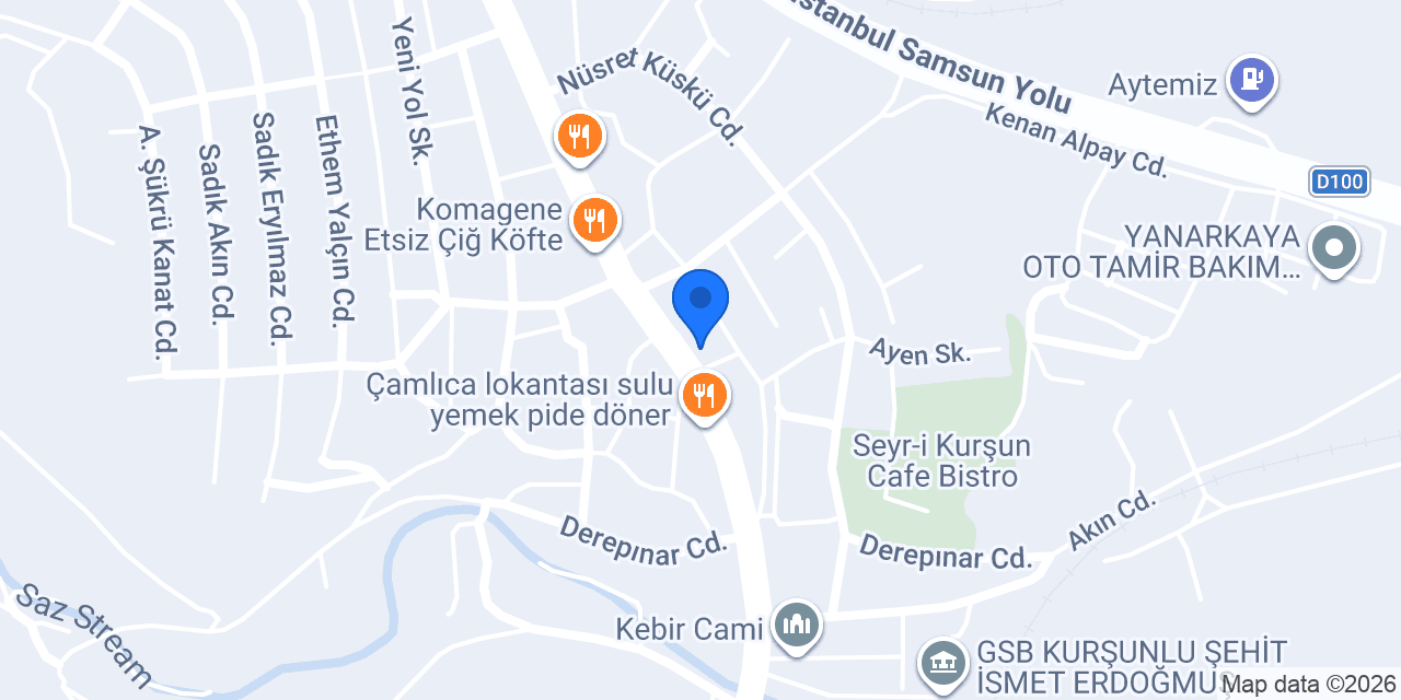 Ceylan Kasap Kurşunlu konumu