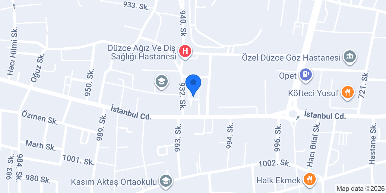 Düzce Emniyet Müdürlüğü Ek Hizmet Binası konumu