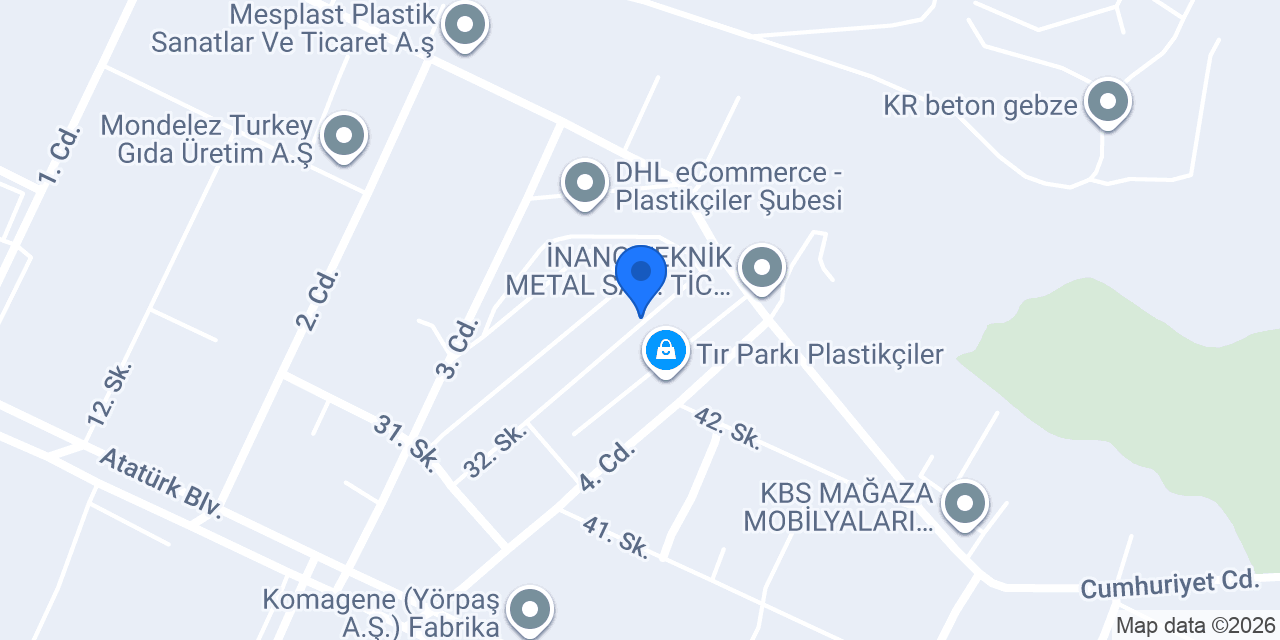 Sentez Petrokimya konumu