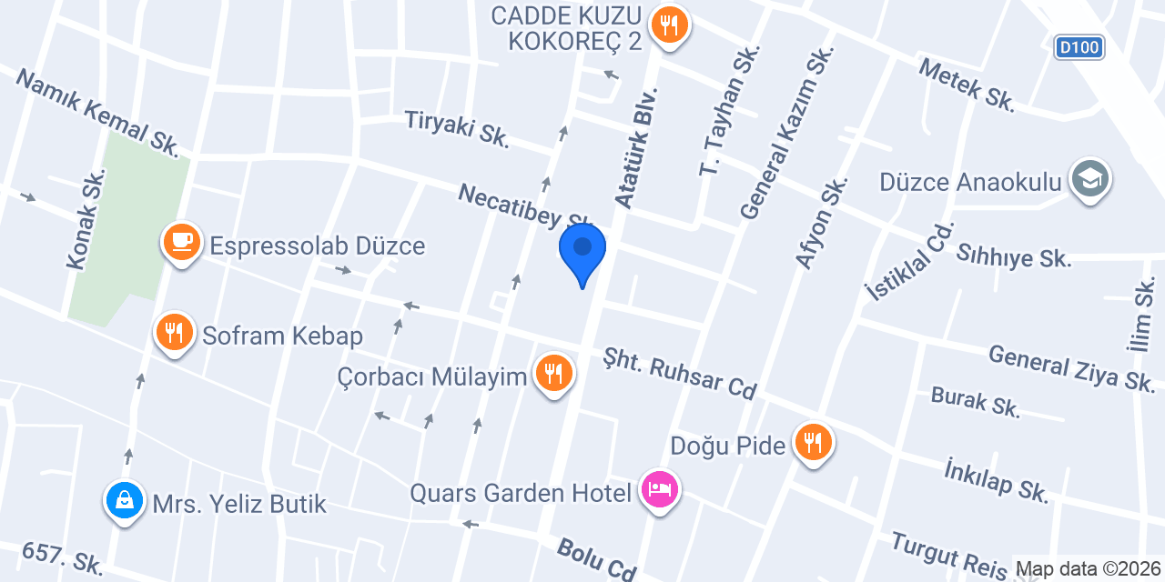 Civil- Düzce / Merkez konumu