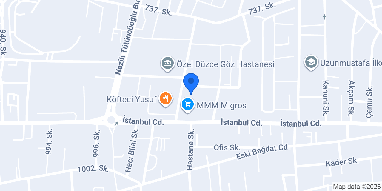 Talha Optik konumu