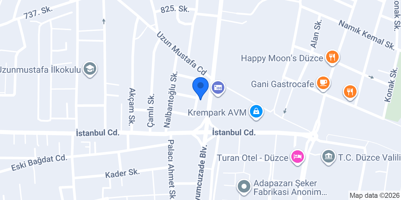 BS Yapı Mimarlık Mühendislik konumu