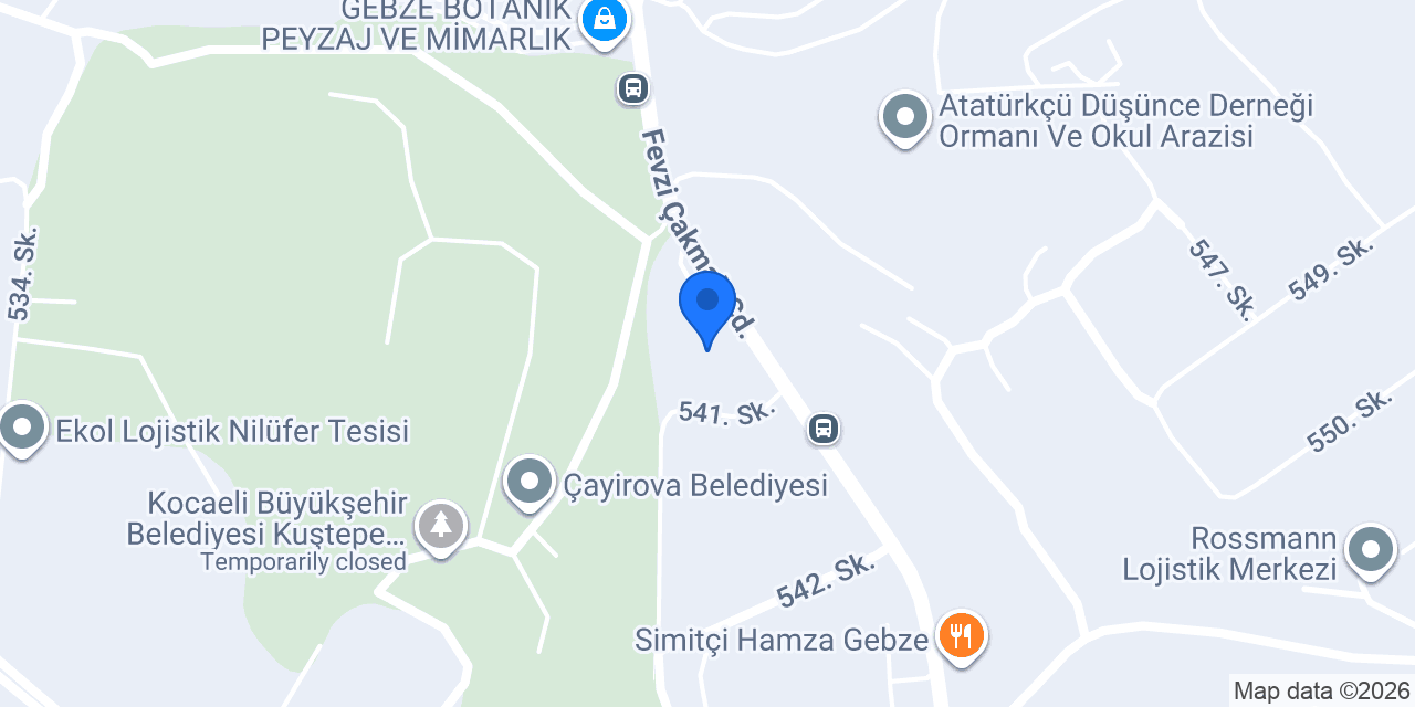 Çağsel Arıtma konumu