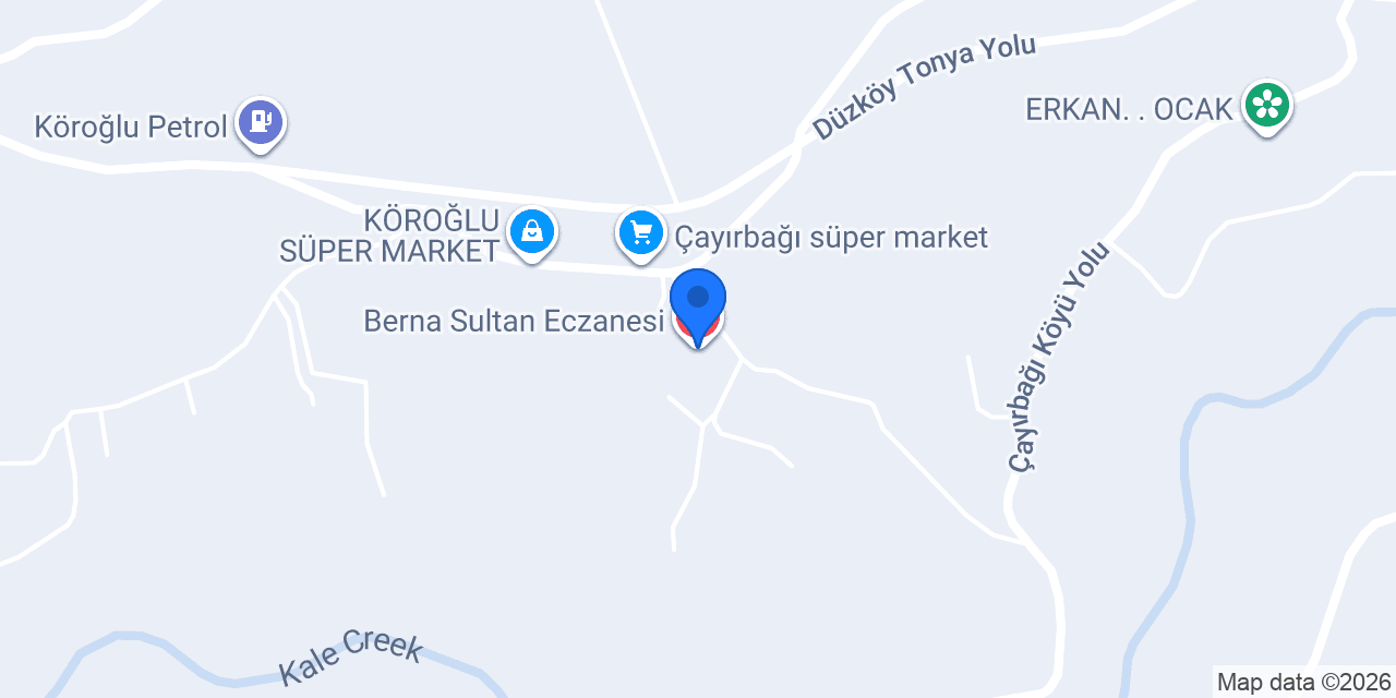 Berna Sultan Eczanesi konumu