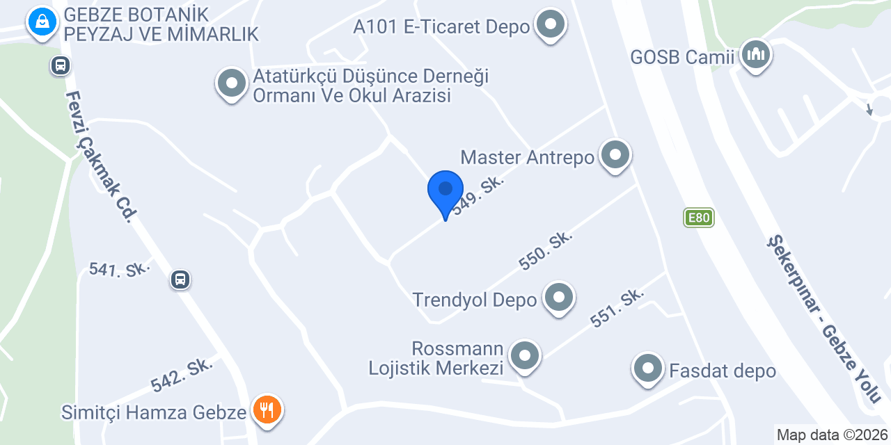 CANDERE DEPO 2 konumu