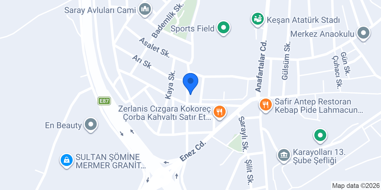 Özdemir dekarasyon konumu
