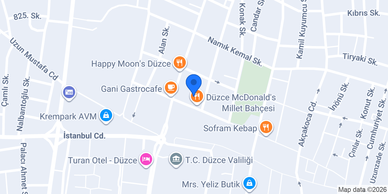 Gani Kebap konumu