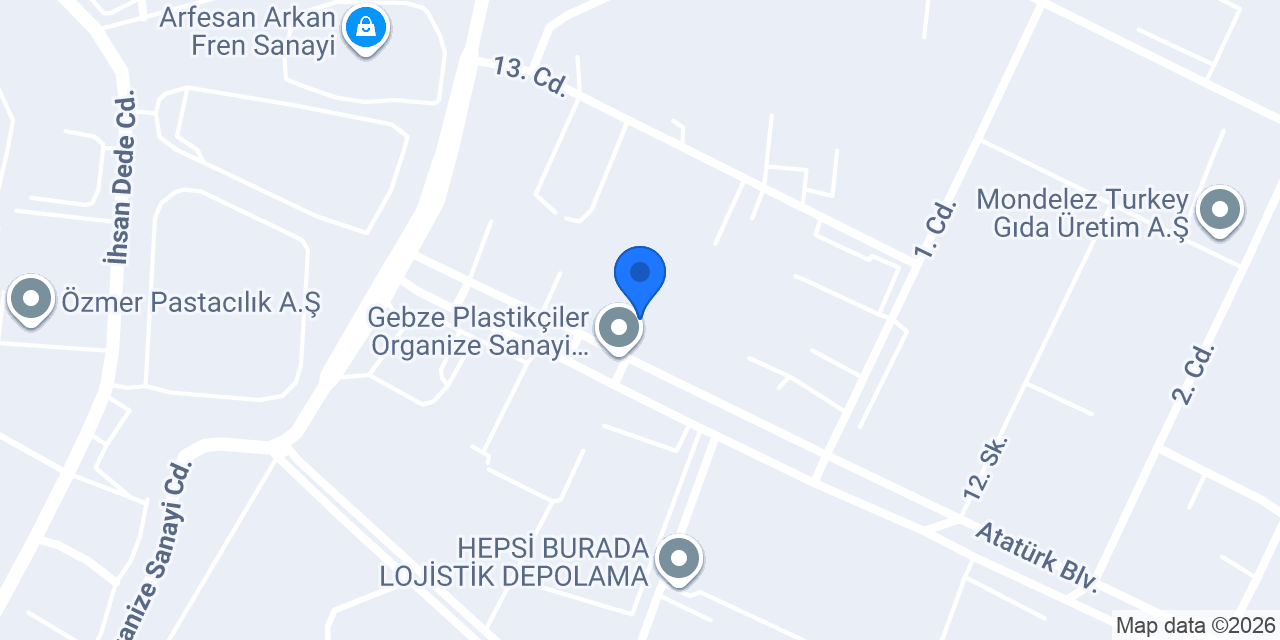 GEPOSB İtfaiye Birimi konumu