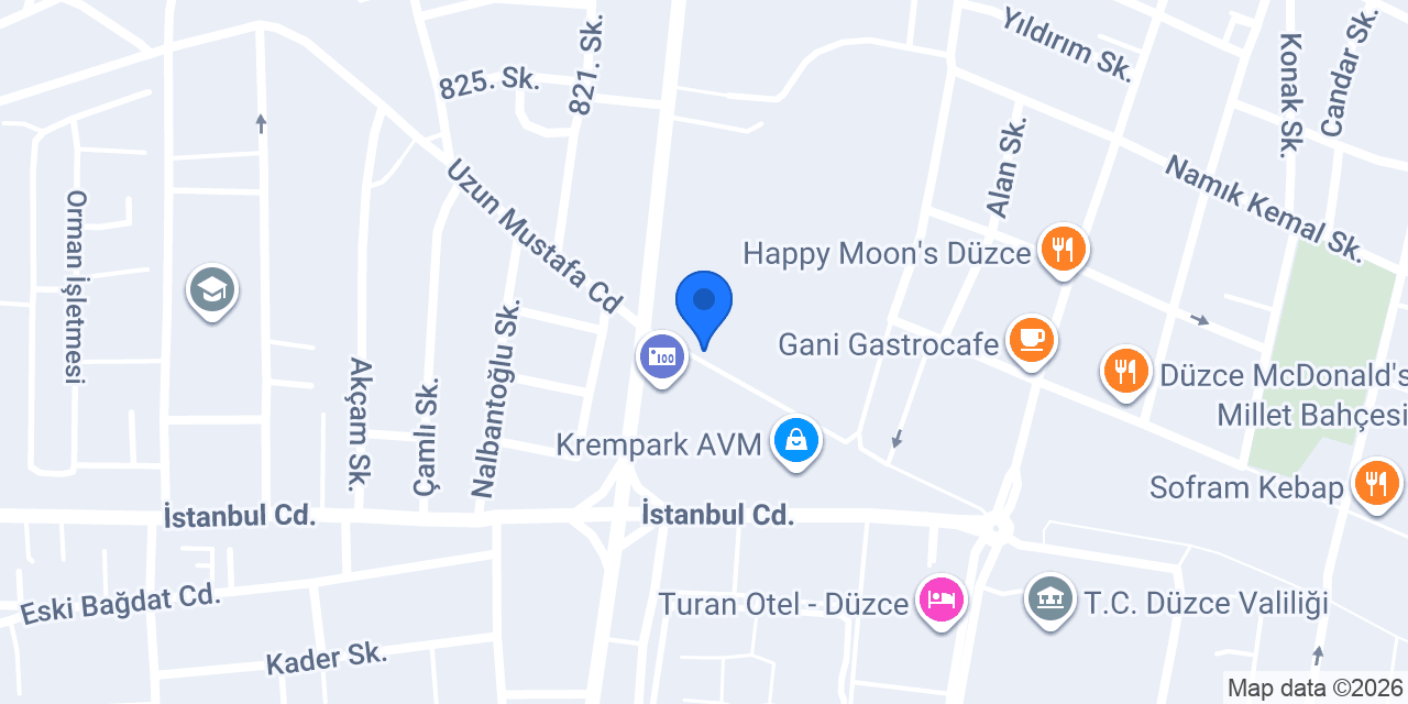 kabareperest Tiyatro konumu