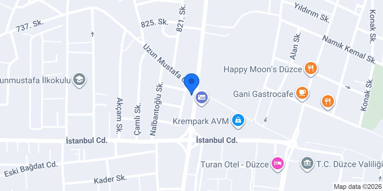 Süslü kutu konumu