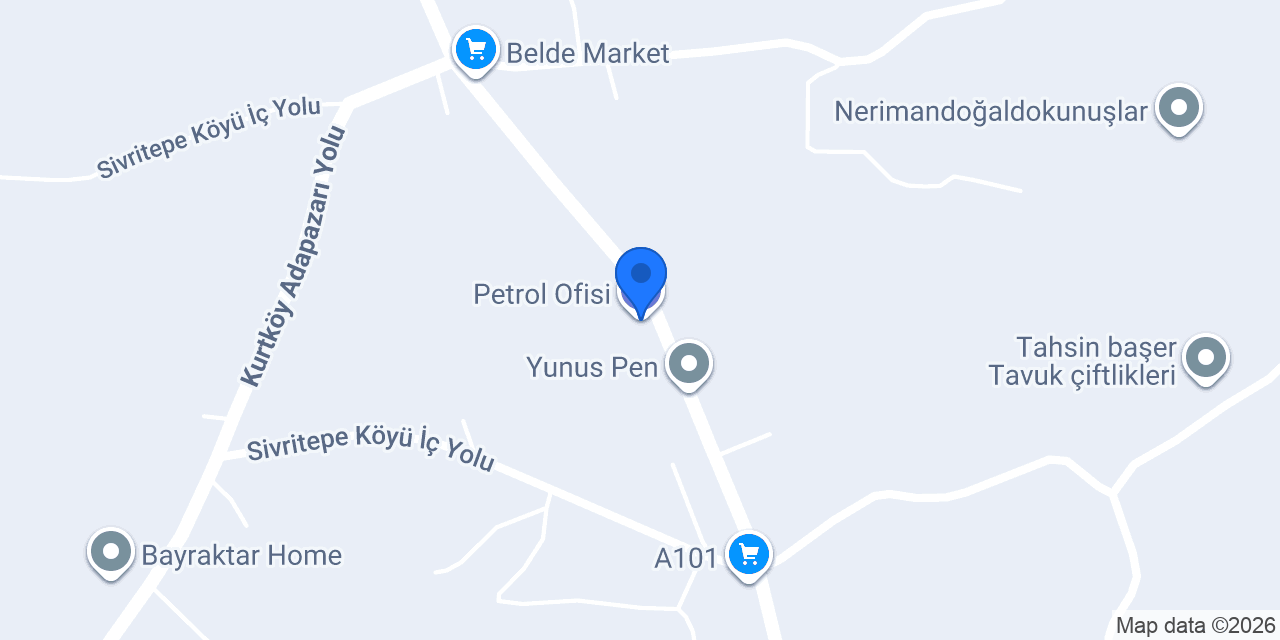 Petrol Ofisi konumu