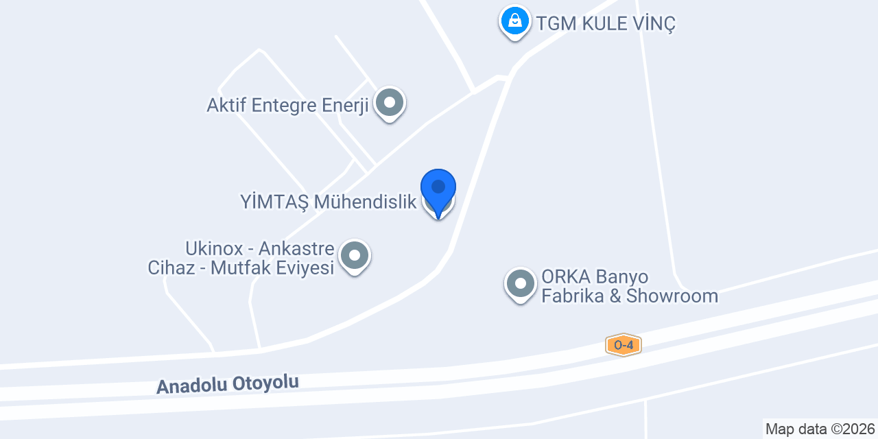 YİMTAŞ Mühendislik konumu