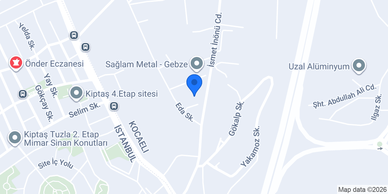 Turan Metal Galvaniz Kaplama konumu