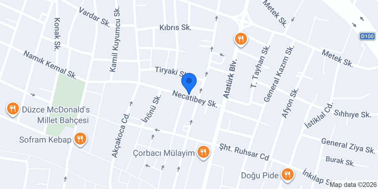 Özhacıoğlu Pide Kebap konumu