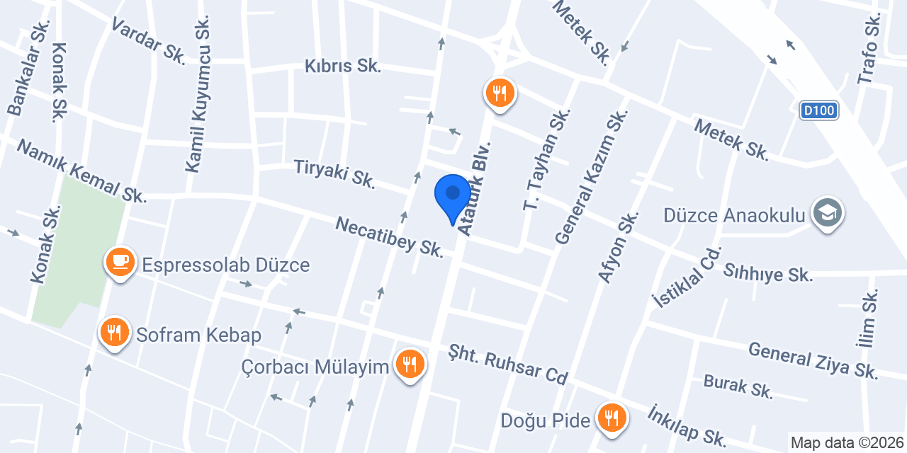 Anemon Mobilya Dekorasyon konumu