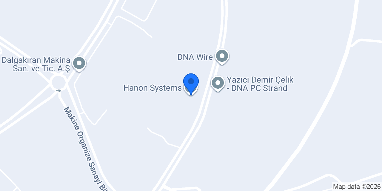 Hanon Systems konumu
