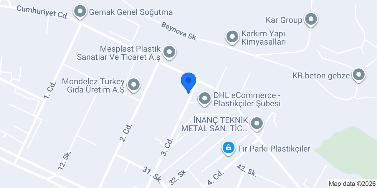 Danem Gıda A.Ş. konumu