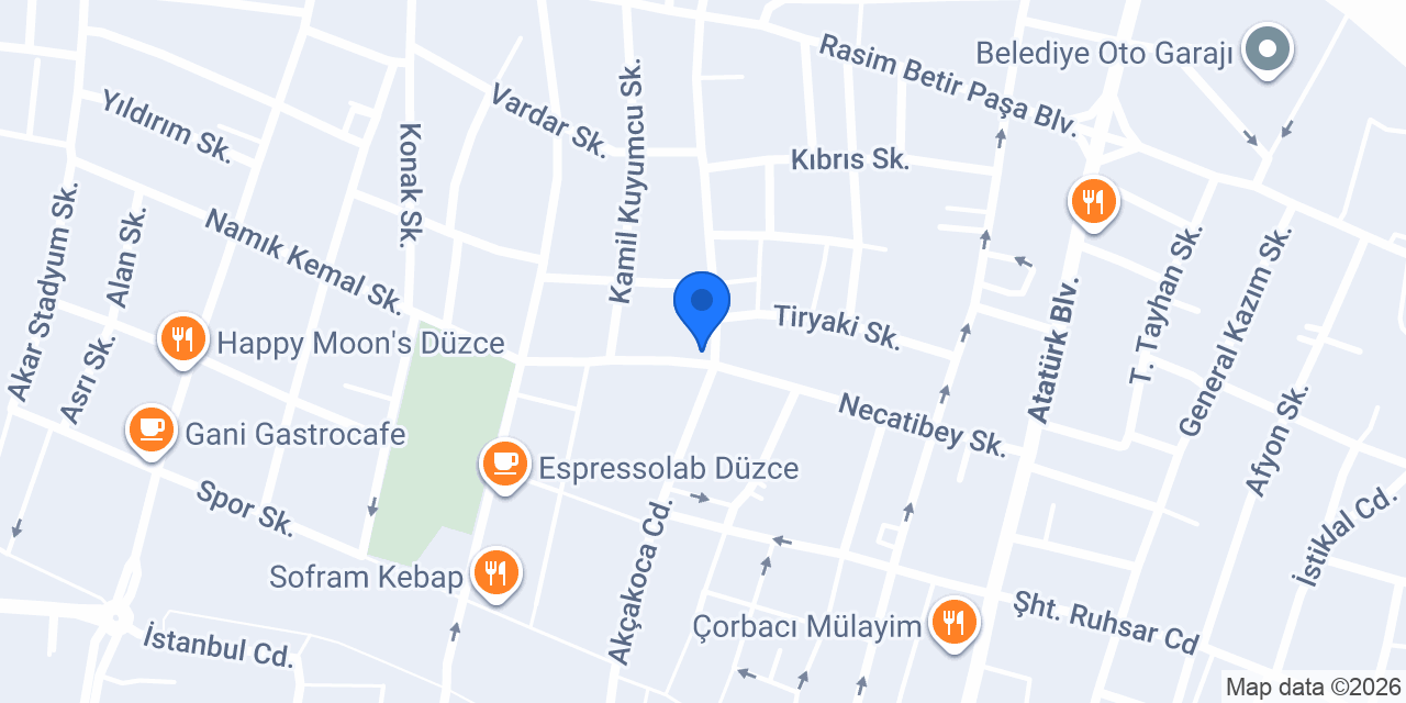 Osmanlı Tarım Düzce konumu