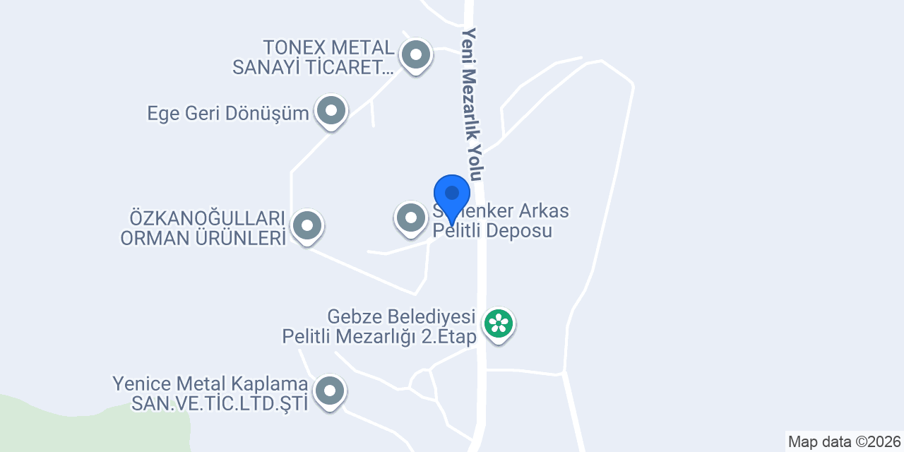 Sun Endüstri Mühendislik Ltd Şti konumu