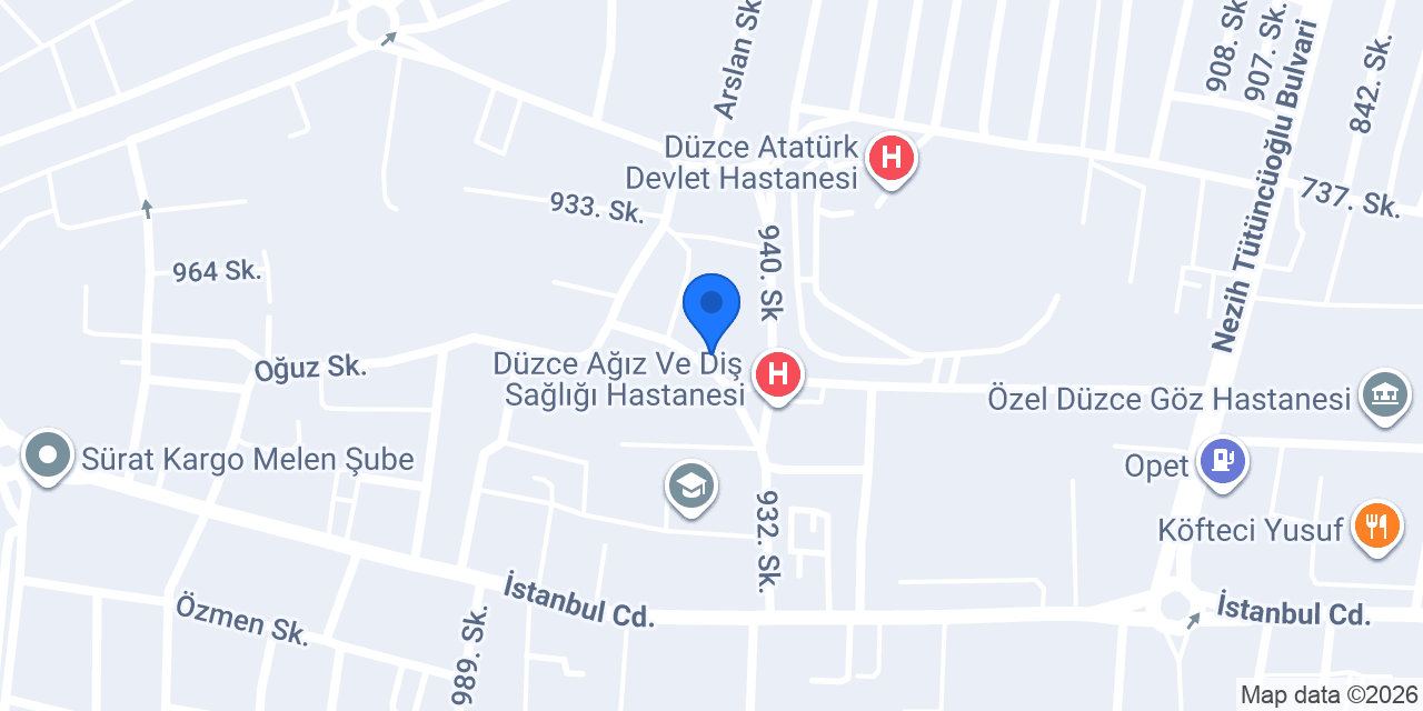 Diş Hekimi Osman Nuri Nişli konumu