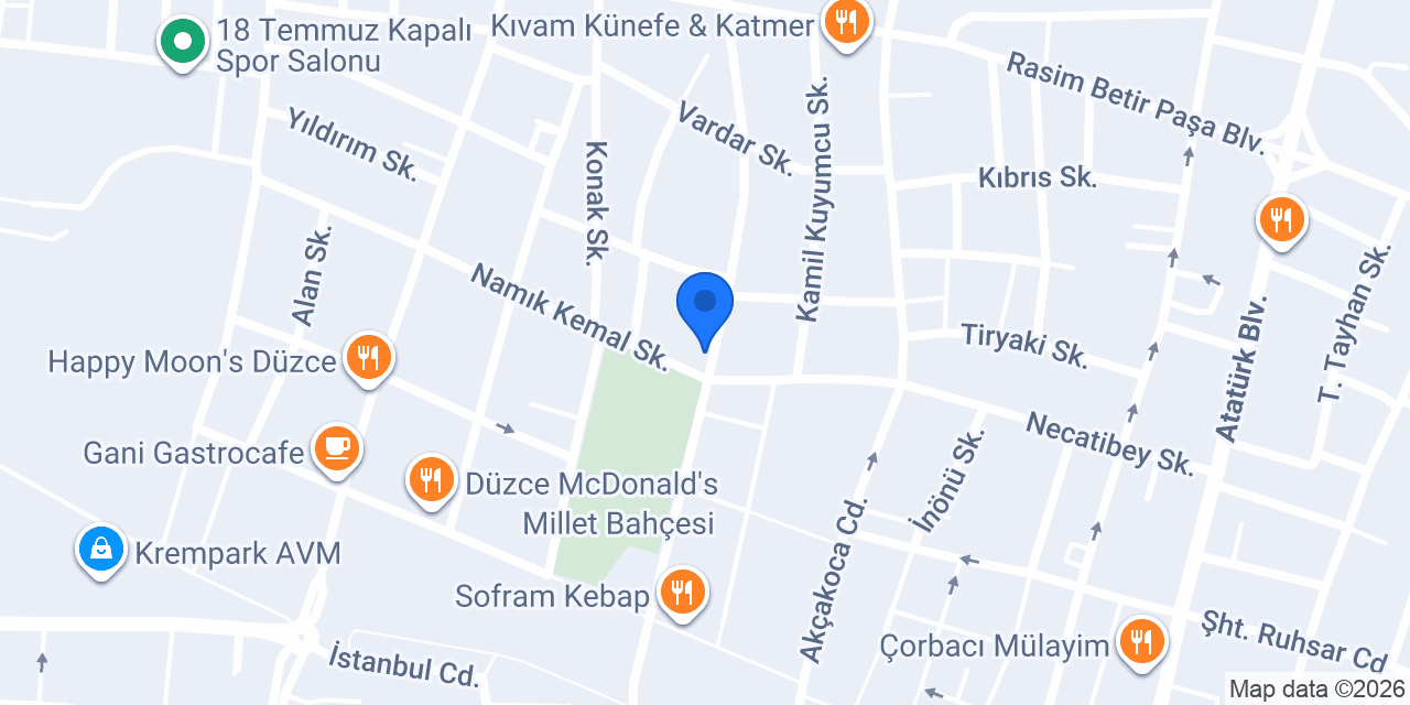 Ender Kitap Kırtasiye konumu