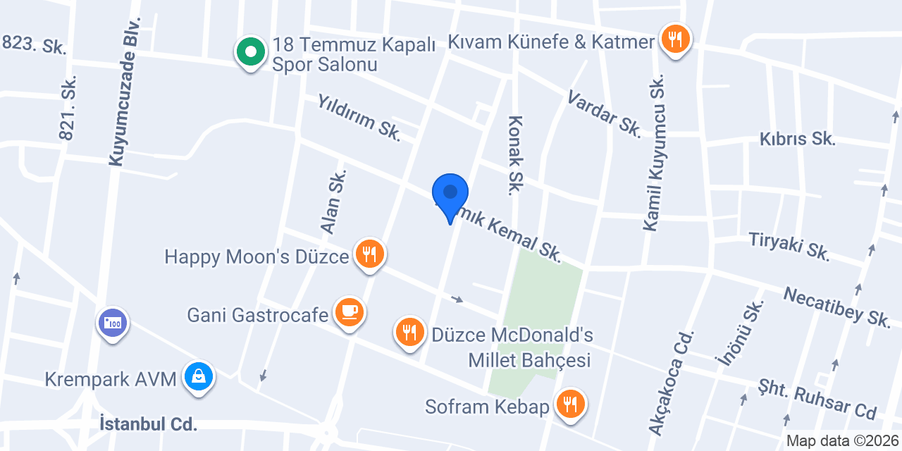 Kaşkır Mimarlık Düzce konumu