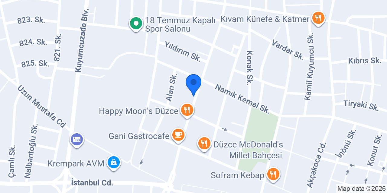Vizyon Rent a Car konumu